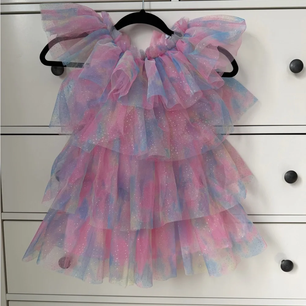 Lola + The Boys Rainbow Tulle Party Dress Size 4 NWT - Picture 2 of 2